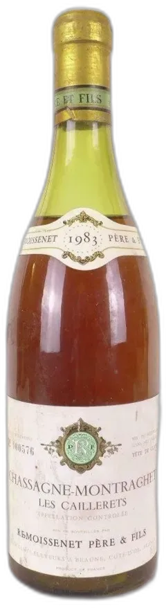 photo Chassagne-Montrachet Remoissenet les Caillerets Tête de Cuvée Blanc