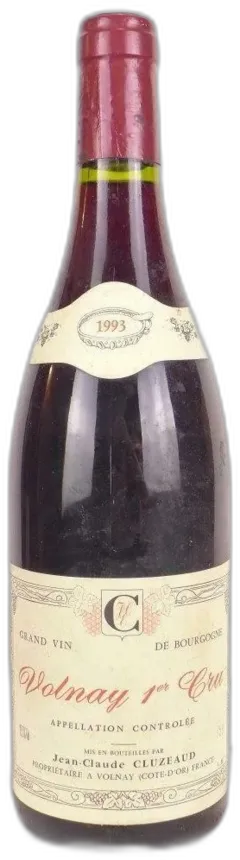 photo Volnay Jean-Claude Cluzeaud Premier Cru Rouge Bourgogne
