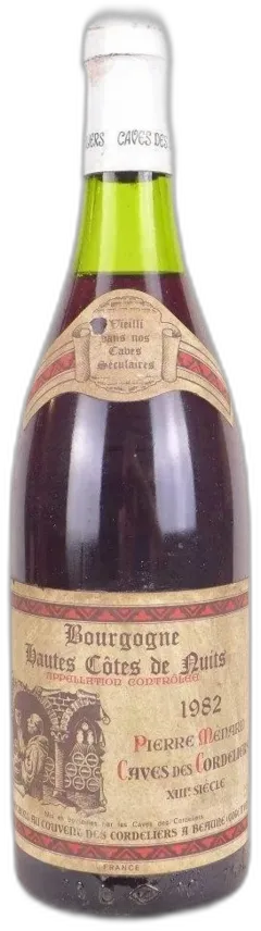 photo Hautes Côtes de Nuits Pierre Ménard Caves des Cordeliers Rouge