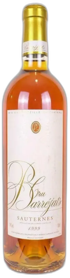 photo Sauternes Cru Barréjats Liquoreux Bordeaux