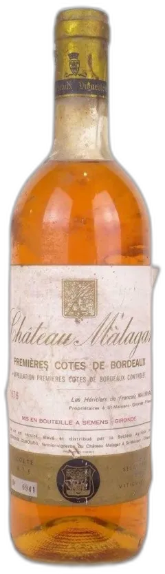 photo Château Malagar Héritiers de François Mauriac Liquoreux
