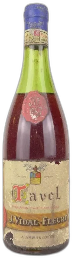 photo 1957 Tavel Vidal-Fleury Accro Étiquette