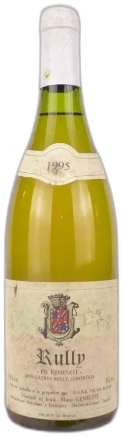 illustration du vin Rully Martine et Jean-Marc Genelot en Remenot Blanc