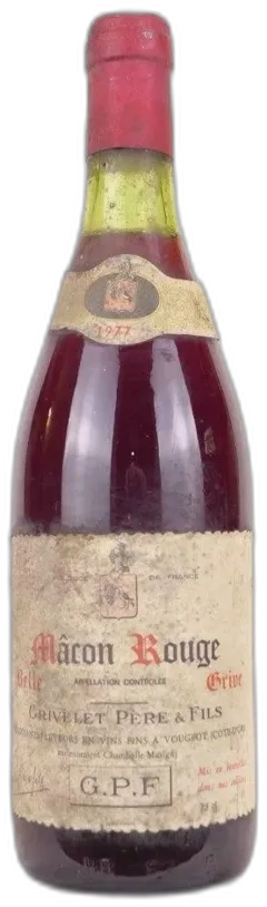 photo du vin Belle Grive Rouge
