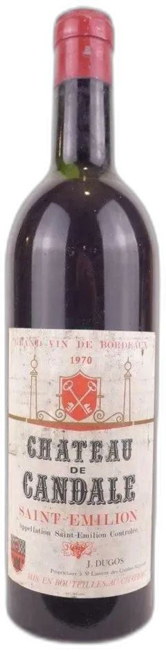 photo 1970 Saint-Émilion Château de Candale Rouge Bordeaux