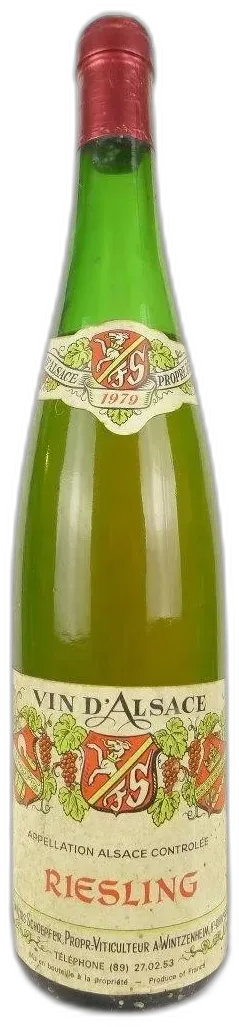 image du vin Riesling François Schoepfer b1 Blanc Alsace