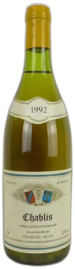 photo du vin Chablis Charles Musy Blanc Bourgogne