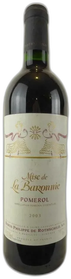 photo Mise de la Baronnie Baron Philippe de Rothschild Rouge Bordeaux