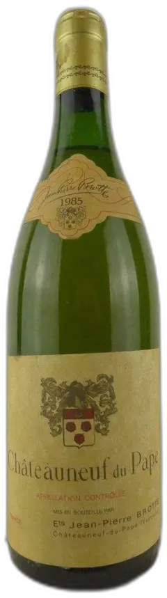 photo Châteauneuf du Pape Jean-Pierre Brotte Blanc