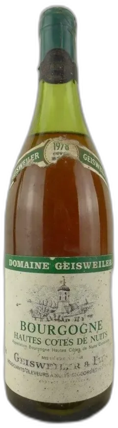 photo Hautes Côtes de Nuits Geisweiler et Fils Blanc Bourgogne