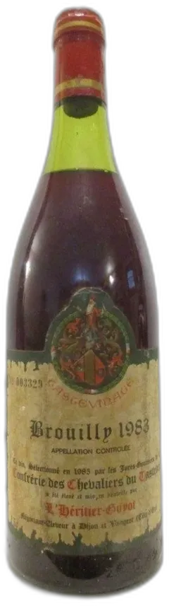 photos du vin Brouilly l’Héritier Guyot Tastevinage Rouge Beaujolais