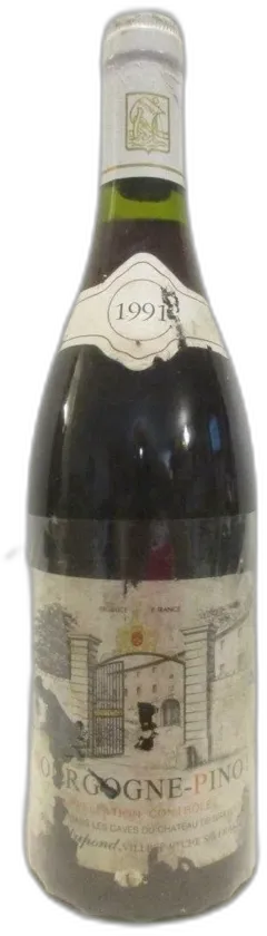 photo Bourgogne Pierre Dupond Étiquette Abîmée