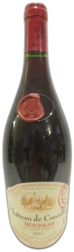 vue du vin Château de Corcelles