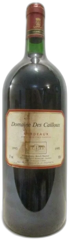 photo Domaine des Cailloux Magnum Rouge