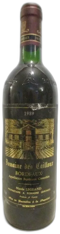 photo Bordeaux Supérieur Domaine des Cailloux