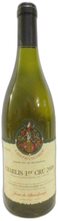 photo du vin Chablis Jean de Chaudenay Premier Cru Tastevinage Blanc