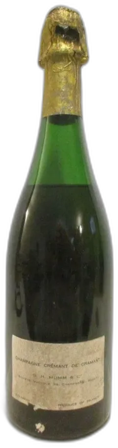photo Crémant Mumm Cramant Sans Étiquette
