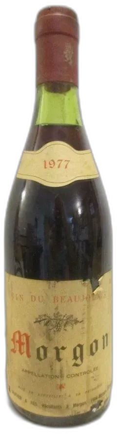 illustration du vin 1977 Morgon Aimé Gauthier Rouge Beaujolais