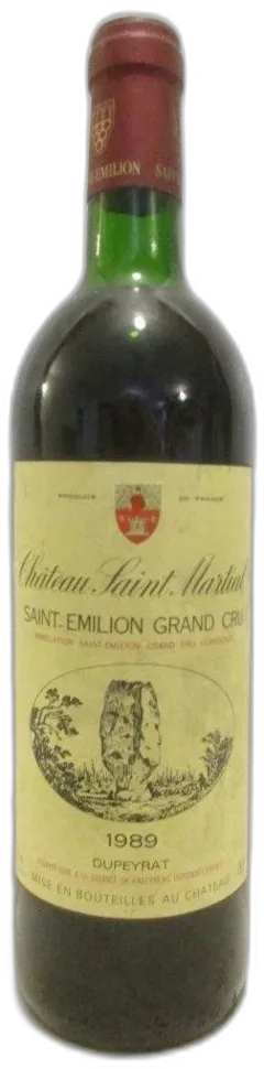 photo Saint-Émilion Château Saint-Martial Grand Cru Rouge Bordeaux