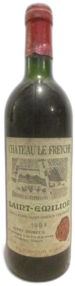 photo 1989 Saint-Émilion Château le Freyche Rouge