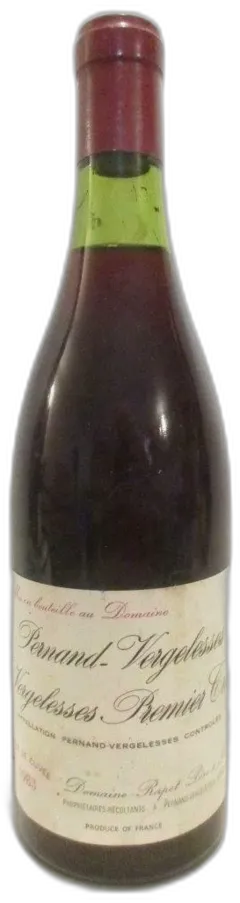 photo Pernand-Vergelesses Rapet Père et Fils Premier Cru les Vergelesses Tête de Cuvée Rouge