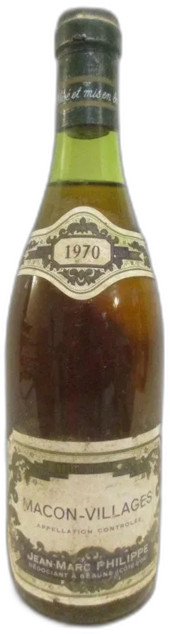 photo 1970 Mâcon-Villages Jean-Marc Philippe b2 Blanc Bourgogne
