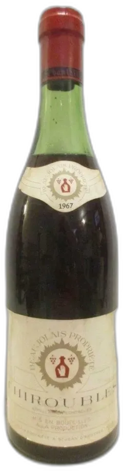 illustration du vin Chiroubles Propriété Rouge Beaujolais