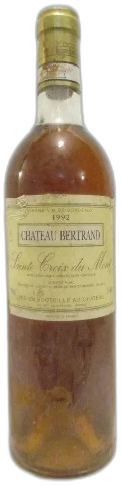 photo Sainte-Croix du Mont Château Bertrand Liquoreux Bordeaux