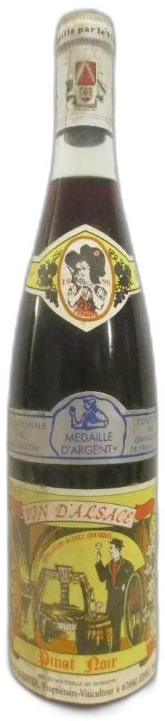 photo Pinot Noir Domaine Schaeffer Rouge Alsace