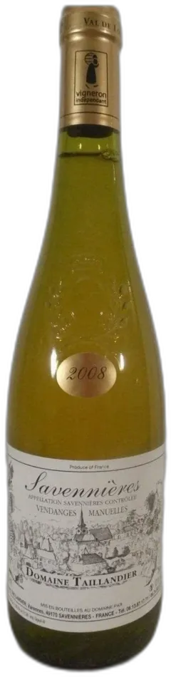 photo Savennières Domaine Taillandier Sélection Blanc