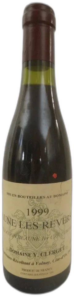 illustration du vin Beaune Domaine Yvon Clerget Premier Cru les Reversées Rouge