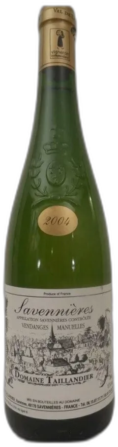 photo Savennières Domaine Taillandier Blanc