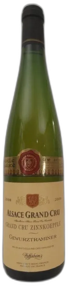 photo Gewurztraminer Cave de Pfaffenheim Grand Cru Zinnkoepfle