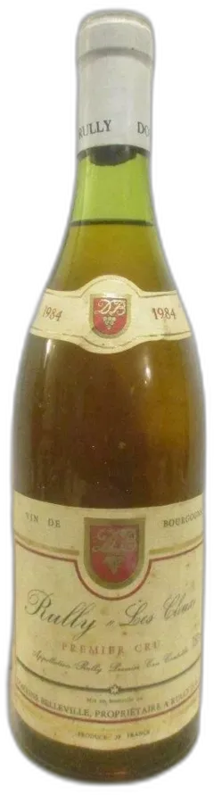 photo 1984 Rully Domaine Belleville Premier Cru les Cloux Blanc