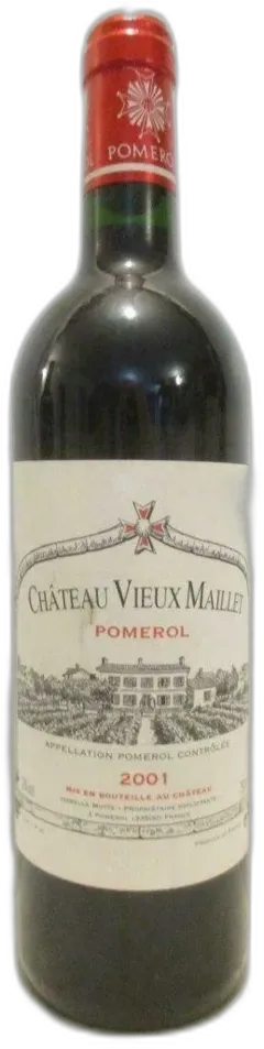 photo 2001 Pomerol Château Vieux Maillet Rouge Bordeaux