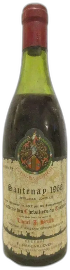 photo 1966 Santenay Lionel Bruck Tastevinage Réserve Hasenklever b2
