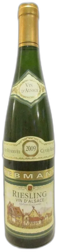 photo Riesling Rebmann Cuvée Réservée