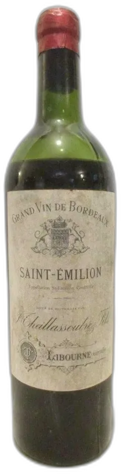 photos du vin Années 30 Saint-Émilion Theillassoubre et Fils