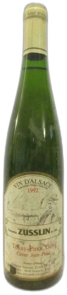 photo Pinot Gris Valentin Zusslin Cuvée Jean-Paul