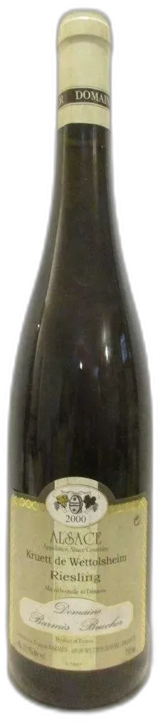 photo Riesling Domaine Barmès Buecher Kruett de Wettolsheim