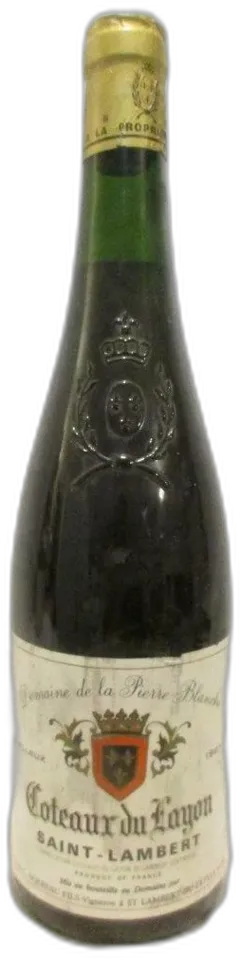 photo 1987 Coteaux du Layon Saint-Lambert Ogereau Domaine de la Pierre Blanche Liquoreux