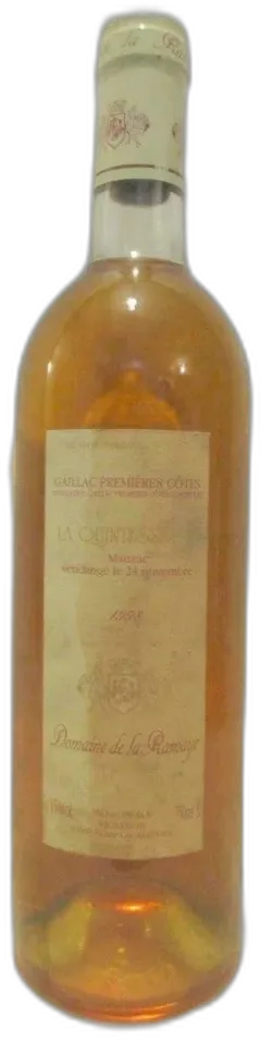 photo Quintessence Mauzac Vendangé le 24 Novembre Liquoreux