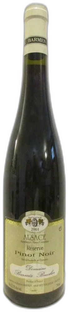 photo Pinot Noir Domaine Barmès Buecher Réserve Rouge Alsace