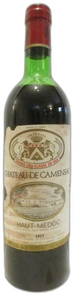 photo 1977 Haut-Médoc Château de Camensac Grand Cru Classé Rouge Bordeaux