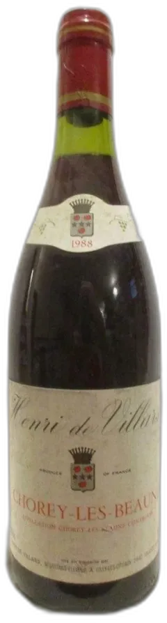 photo 1988 Chorey-les-Beaune Henri de Villars Rouge Bourgogne
