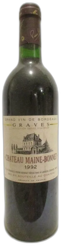 photo Graves Château Maine-Bonnet Rouge Bordeaux