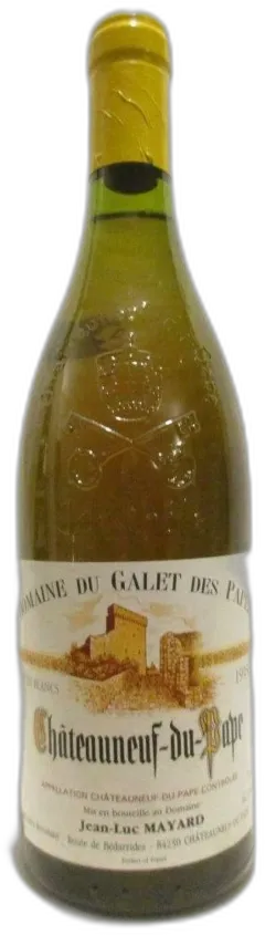 photo Châteauneuf du Pape Domaine du Gallet des Papes Jean-Lun Maillard Blanc