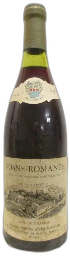 photo 1979 Vosne-Romanée Pierre-Yves Masson Rouge Bourgogne