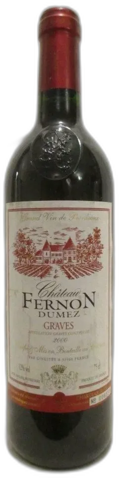 photo Graves Château Fernon Dumez Rouge Bordeaux