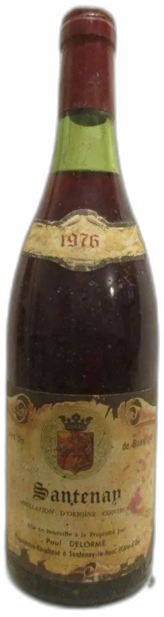 photo 1976 Santenay Paul Delorme Rouge Bourgogne